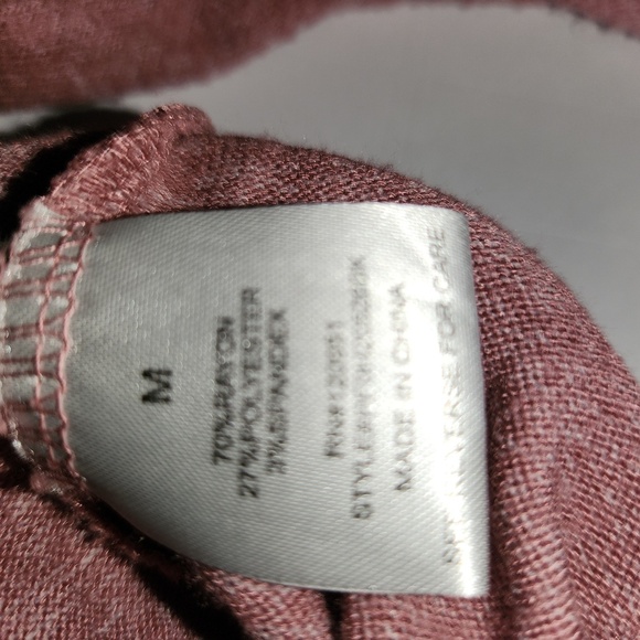 Women's Mauve Loose Cowl Neck - Picture 4 of 5